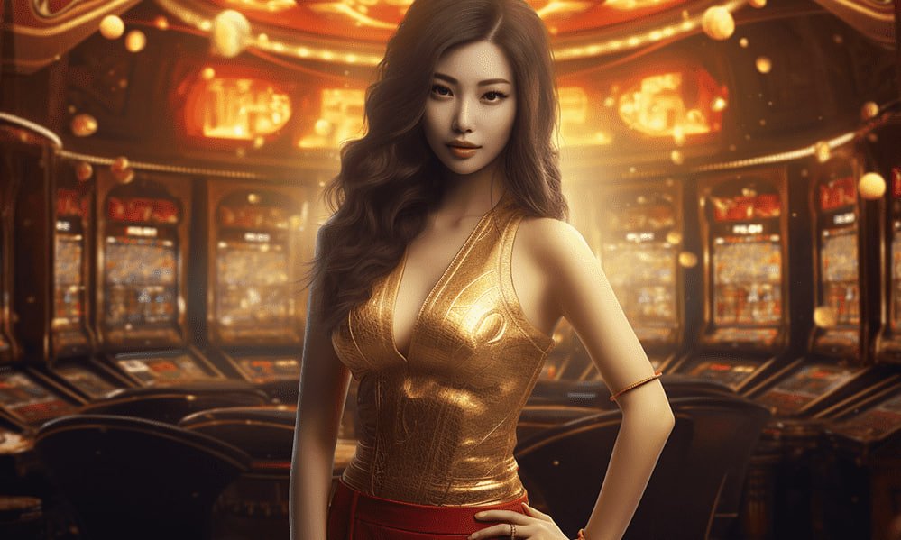Mobile phone showing live blackjack table on garudajitu slot
